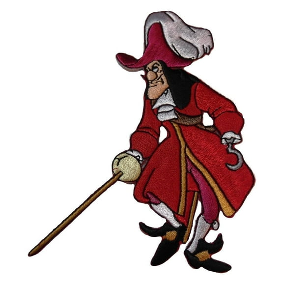 Peter Pan Captain Hook Embroidered Patch