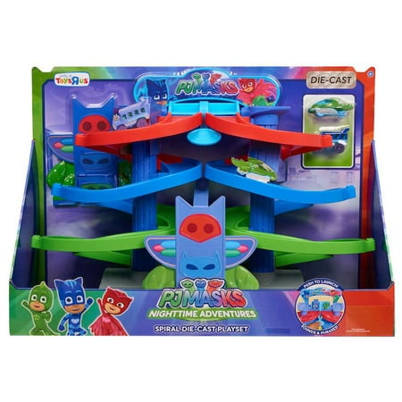 PJ Masks Spiral Die Cast Playset