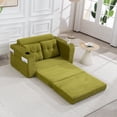 thumbnail image 4 of CQSXDA 2 In 1 Convertible Sofa Bed With Fold Out Floor Couch Design With Pillows For Lounge Settings, Olive,, 4 of 18