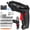 Black, variant on Cordless Screwdriver, 47 in 1 Electric Screwdriver,Dual Position Handle with USB Cable LED Light for Home Office DIY Tools