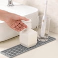 thumbnail image 7 of Aoznliie Kitchen Sink Mat, Silicone Drainage Mat for Countertop with Raised Grooves, Skidproof Dish Drying Mat for Kitchen Bar, 14x4in, 7 of 7