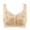 Z02*Beige, variant on Gymayou Women's Plus Size Front Closure Push Up Strapless Bandeau Bra Wireless Tube Bralettes Breathable Bras Black L