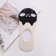 thumbnail image 3 of hirigin Non-slip Hidden Invisible Soft Socks for Women, Low-cut Liner Cartoon Cat  Socks for Flats, 3 of 6