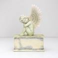 thumbnail image 5 of Perfect Memorials Aged Stone Cherub Small Cremation Urn, 5 of 7