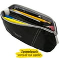 thumbnail image 5 of Five Star 2-in-1 Carry-All Pencil Pouch, Black/Gray (500008RC0-WMT), 5 of 9