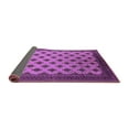 thumbnail image 2 of Ahgly Company Indoor Square Oriental Purple Industrial Area Rugs, 5' Square, 2 of 4