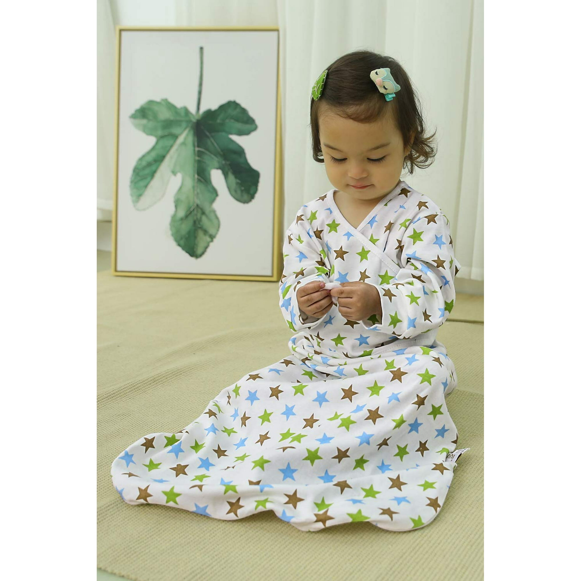 Htooq Baby Sleeping Sack Swaddle Wearable Blanket Long Sleeve Cotton Baby Sleep Sack With Sleeves 12 18m Sleeping Bag Wrap Toddler 2t 3t Baby Sleep Sa
