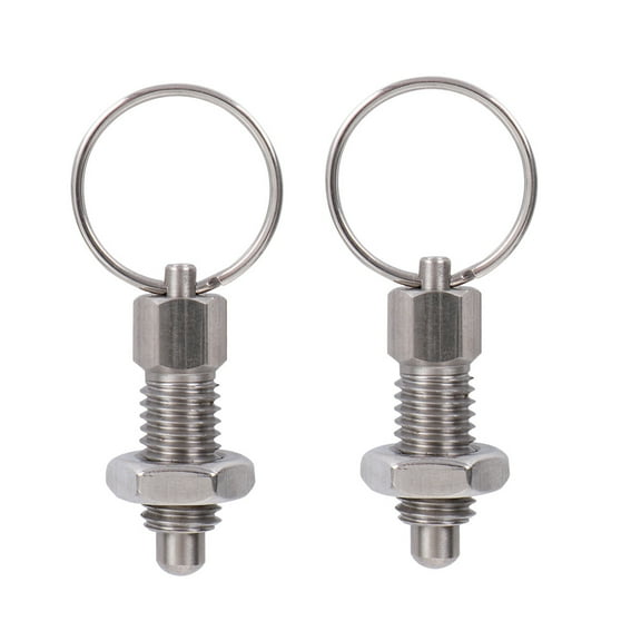 Homoyoyo Spring Pull Pin LHFSS-10-1.5-6 Carbon Steel Replacement Hardware 2 Pieces Heavy Duty