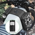 thumbnail image 2 of Uorisanigo ATV Tank Bag, White Rose Skull Motorcycle Saddle Bag Tool Carrier for Harsh Conditions, Universal Accesorios Moto Saddle Bags with Drink Pocket for ATV/UTV/Snowmobile, 2 of 7