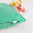 thumbnail image 4 of REGALWOVEN Uxcell Pack of 2 Chenille Throw Pillow Covers, Modern Solid Cushion Covers for Couch Sofa Home Mint Green 18" x 18", 4 of 6