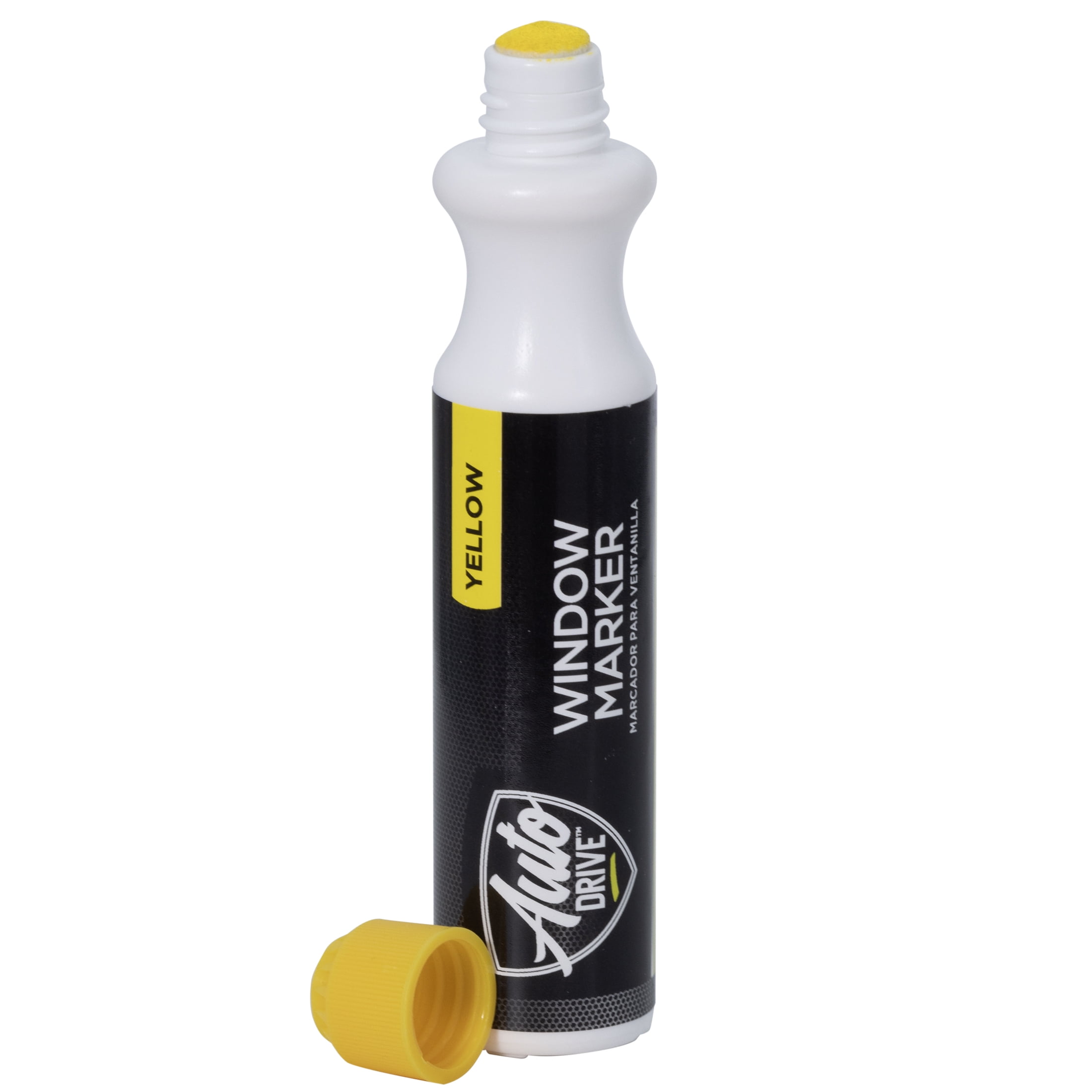(2 pack) Auto Drive Yellow Weather-Resistant Automotive Window Marker by Chroma Graphics
