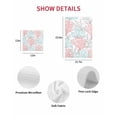 thumbnail image 6 of Red Blue Coral Coastal Hand Towels Set,Waffle Weave Kitchen Towels 3 Pieces,Microfiber Hair Face Bath Tea Towel Absorbent Quick Drying Cleaning Dish Cloths,Summer Beach Seaside Nautical 15.7"x23.6", 6 of 7