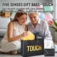 thumbnail image 6 of Large 5 Senses  Bags for Him with Labels, Envelopes and Cards, Foil Five Senses  Bag for Her with Handles & Tissue Paper for Valentine's Day, Birthday, Wedding, Anniversary 12.6"X8.7"X4", 6 of 6