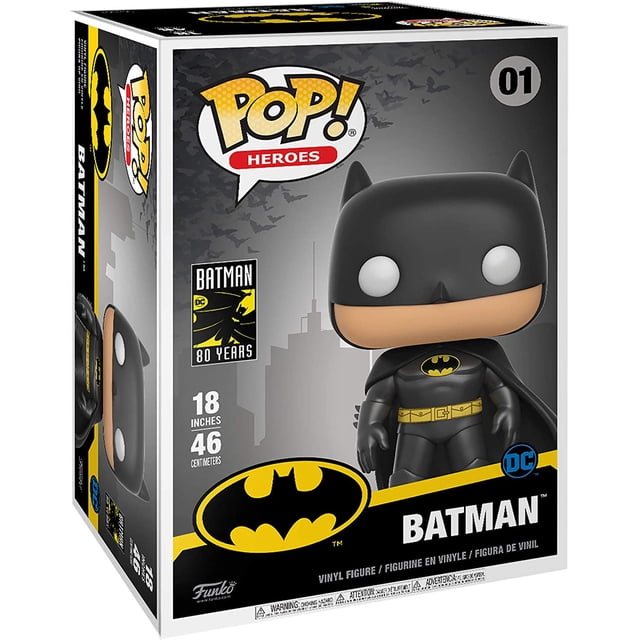 Funko Pop Batman 10Pulg 01 Batman DC Heroes