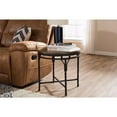 thumbnail image 3 of Baxton Studio Austin Vintage Industrial Antique Bronze Round End Table, 3 of 3