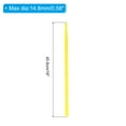 thumbnail image 2 of Baquetas de nylon Uxcell 5A con mango antideslizante para adultos, instrumentos musicales de percusión, color amarillo, 2 pares, 2 of 7