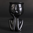 thumbnail image 3 of Escultura Maceta Florero Jardinera s Pequeña Black_A Shamjiam Florero suculento, 3 of 6