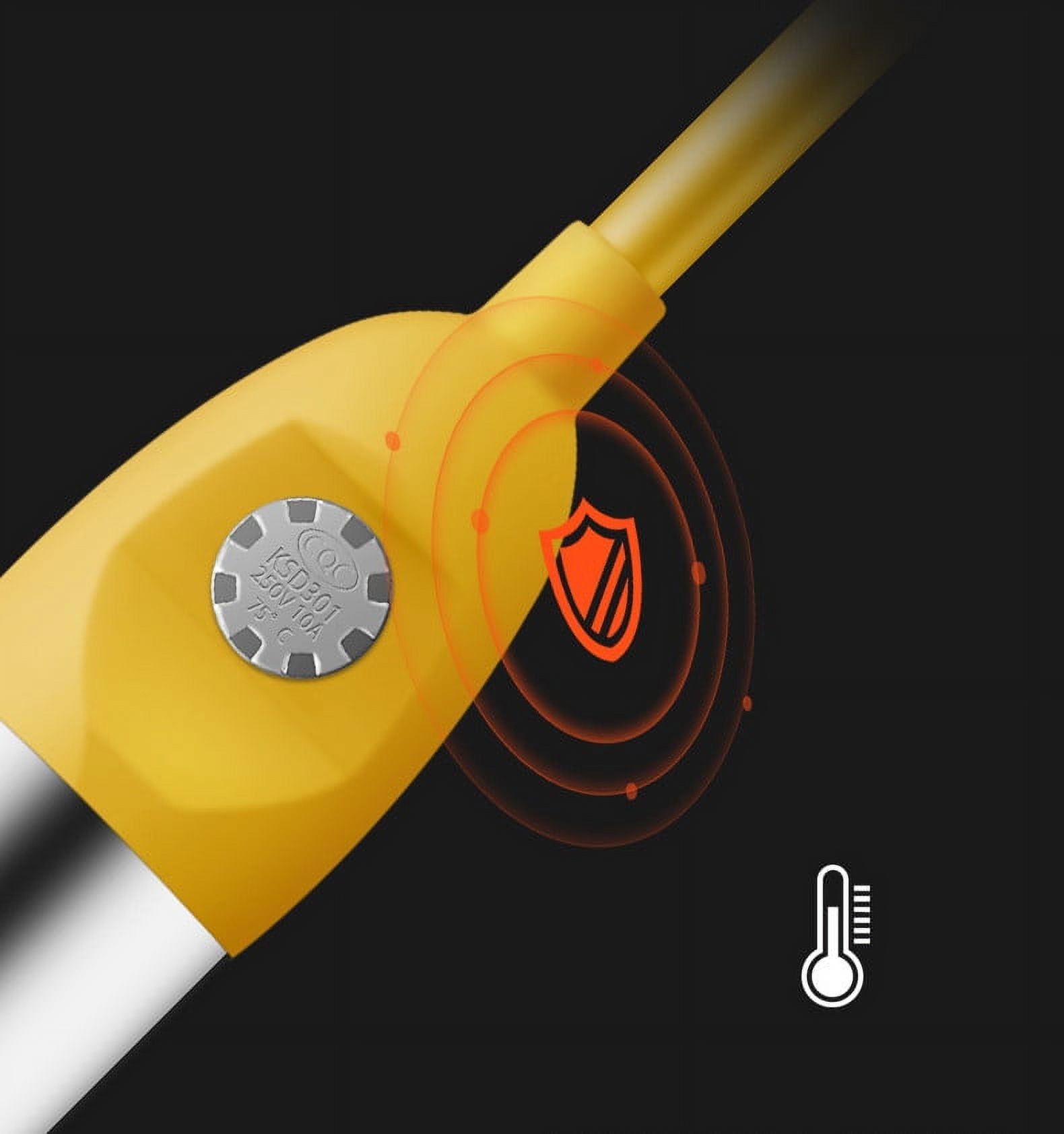 2000W Stainless Steel Water Heater, Portable Household Pool Bathtub Heater Fast Heating Safety Protection for Buckets Basins Outdoor and Home Use