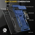 thumbnail image 2 of ELEHOLD Heavy Duty Rugged Case for Google Pixel 7 Pro Full Body Protection with Camera Lens Cover Magnetic Metal Ring Holder Kickstand Anti-Scratch Shockproof Case, Navyblue, 2 of 7