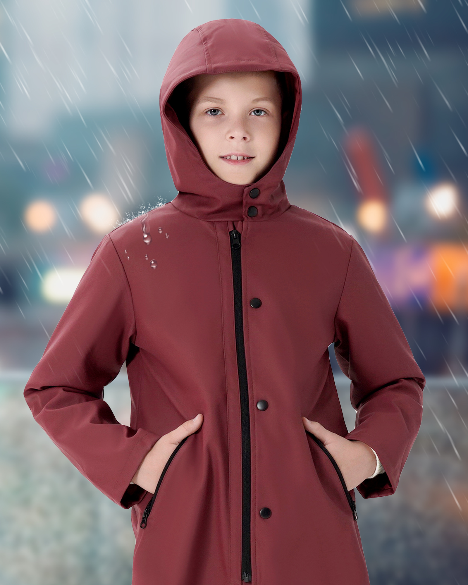 Rain Jacket Boys Winter Coats Asda Marvel Grey Faux Fur Trim