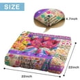 thumbnail image 5 of Meditation Floor Pillow, Boho Style Cushion, Dutch Velvet Cushion for Sitting Comfort, Square Pillows for Yoga and Meditation, 22'' x 22'', 5 of 7