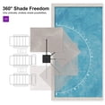 thumbnail image 5 of PURPLE LEAF 9' X 11.5' Rectangle Cantilever Umbrella with Base Outdoor Large Aluminum Patio Umbrella with 3-Year Fade Resistance Recycled Fabric and 360-degree Rotation for Pool Garden Ash Mocha, 5 of 14