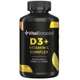 thumbnail image 1 of Multivitaminico D3 y Vitamina C Vital Botanics 200 Capsulas, 1 of 7