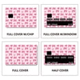 thumbnail image 4 of Rectangle PVC Plastic Waterproof Card Stickers Self-adhesion Card Skin for Bank Card Decor Bowknot 186x137mm DIY for DIY, 4 of 6