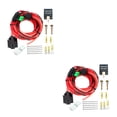 thumbnail image 2 of Baohd Universal Electric Fuel Pump Relay Kit Relay Kit Pump Harness Relay Fuel Pump Harness Car For 12V Car Versatile 2Set, 2 of 6
