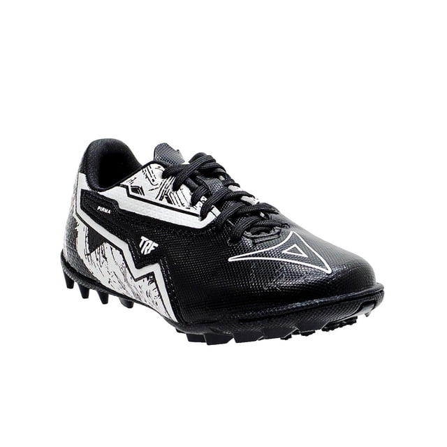 Tenis Futbol Rápido Pirma Pasto Sintético Color Negro Blanco negro 16.5