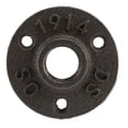 thumbnail image 4 of Conexiones de TuberíA Hierro Fundido Negro 1/2 Pulgada Piso con Rosca, 4 of 5
