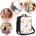 thumbnail image 5 of Honeii Funny Little Pigs Print Insulated Lunch Bag, Reusable Lunch Box for Adult, Leakproof Cooler Bag for Work Office Travel Picnic, 5 of 7