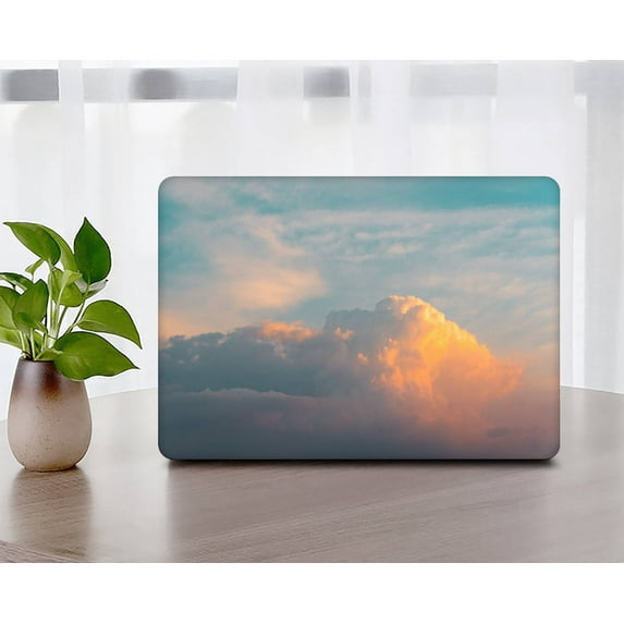 Hard Protective Shell Case Cover Only for MacBook Pro 14 inchs( XDR Display & Touch ID, 2021 2022 2023) Cable Tie Model A2779/A2442, Sky Series 0334