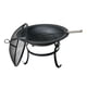 thumbnail image 3 of Parrilla para hoguera de leña, metal duradero, rejilla con cubierta de pantalla contra chispas, hoguera para acampar en el patio trasero Zulema Pozo de fuego ardiente, 3 of 8