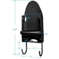 thumbnail image 5 of Soporte para tabla de planchar, soporte de pared para plancha eléctrica, organizador de almacenamiento para tabla de planchar, cesta para planchar sobre la puerta o estante de pared en el cuarto de la, 5 of 5
