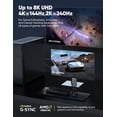 thumbnail image 3 of Cable DisplayPort Capshi 8K 1.4 con certificación VESA de 2 m, 3 of 9