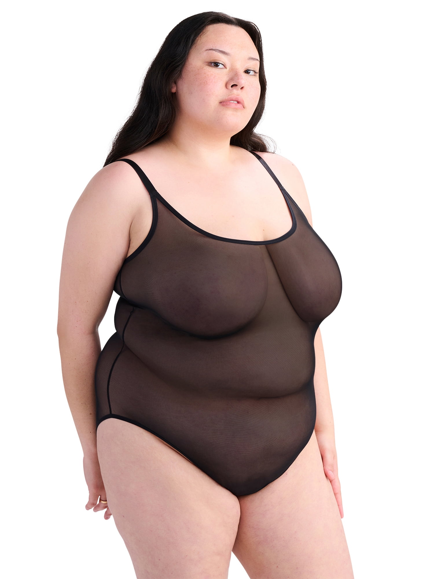 Parade Mesh Unlined Bodysuit, Sizes XS to 3XL