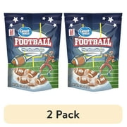 (2 pack) Great Value Gluten Free, Football Marshmallows, 2.54 oz, 12 Count Bag