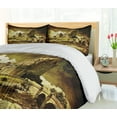 thumbnail image 5 of Ambesonne Medieval Duvet Cover Set, Old Scottish Castle, 2-Calking, Grey Green, 5 of 7