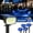 Blue light, variant on HOVMAP 6 Pack Solar Lights Outdoor 72 LEDs Solar Spot Lights 1500mAh Battery 3 Modes IP67 Waterproof ABS for Garden Yard Pathway, Cold White
