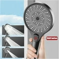 thumbnail image 2 of Hand-held Pressurized Shower Head, Ultra-powerful Water Outlet Shower with Large Panel, 2 of 6
