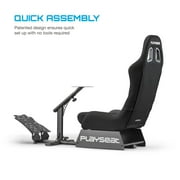 Playseat® Evolution ActiFit Lightweight Carbon Quality Steel Racing Simulator Cockpit, Black