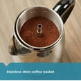 thumbnail image 3 of Stainless Steel Coffee Percolator with Automatic  Warm, No-Drip Spout, 8 Cup, 3 of 8