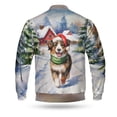 thumbnail image 2 of Hello Winter Miniature American Shepherd Frosty Morning Welcome Snowy Christmas All Over Print 3D Baseball Jacket MAS Dog Lover Gifts Bomber Jacket Softball - 02018, 2 of 6