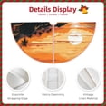 thumbnail image 3 of KLL Christmas Tree Skirt,Party Decorations Farmhouse for Christmas Decorations Holiday Party 48" -Serene Ocean Sunset, 3 of 6