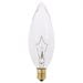 thumbnail image 2 of Satco S3284 Decorative Torpedo 120 volt 60 watt B10 light bulbs Clear 6 pack Bundle, 2 of 2