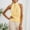 Yellow, variant on Women's Silk Satin Tank Tops Halter Draped Front Backless Tops (Yellow L)