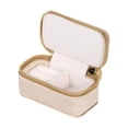 thumbnail image 2 of Caja de almacenamiento de joyas Yinane estuche de viaje Mini Marrón claro, 2 of 8