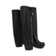 thumbnail image 3 of Bota Vaquera Cowboy Tacón Bajo Con Capucha Dakota Para Mujer Cabra Piel Negro, 3 of 5