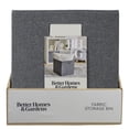 thumbnail image 7 of Better Homes & Gardens Collapsible Fabric Cube Storage Bin, Gray Textured, 7 of 7